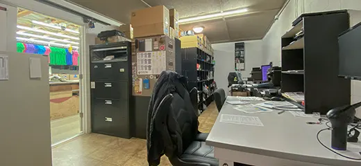 The Creative Sign Solutions office.