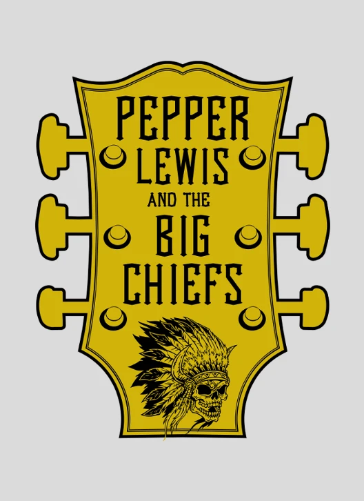 Pepper Lewis and the Big Chiefs logo